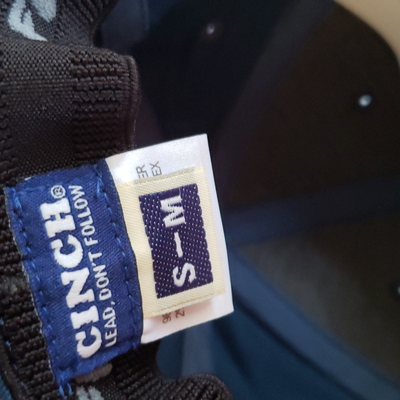 Cinch Hat Cowboy Hat Western Hat Cachucha Vaquera S/M Flexfit Solid Back - Picture 7 of 10